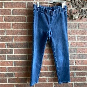 Soft surroundings med petite jegging pull on jean